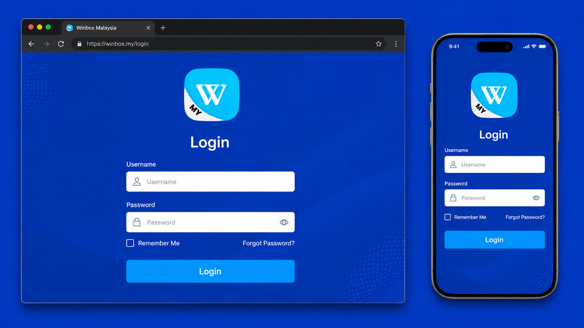 Winbox Login Malaysia account access on desktop and mobile