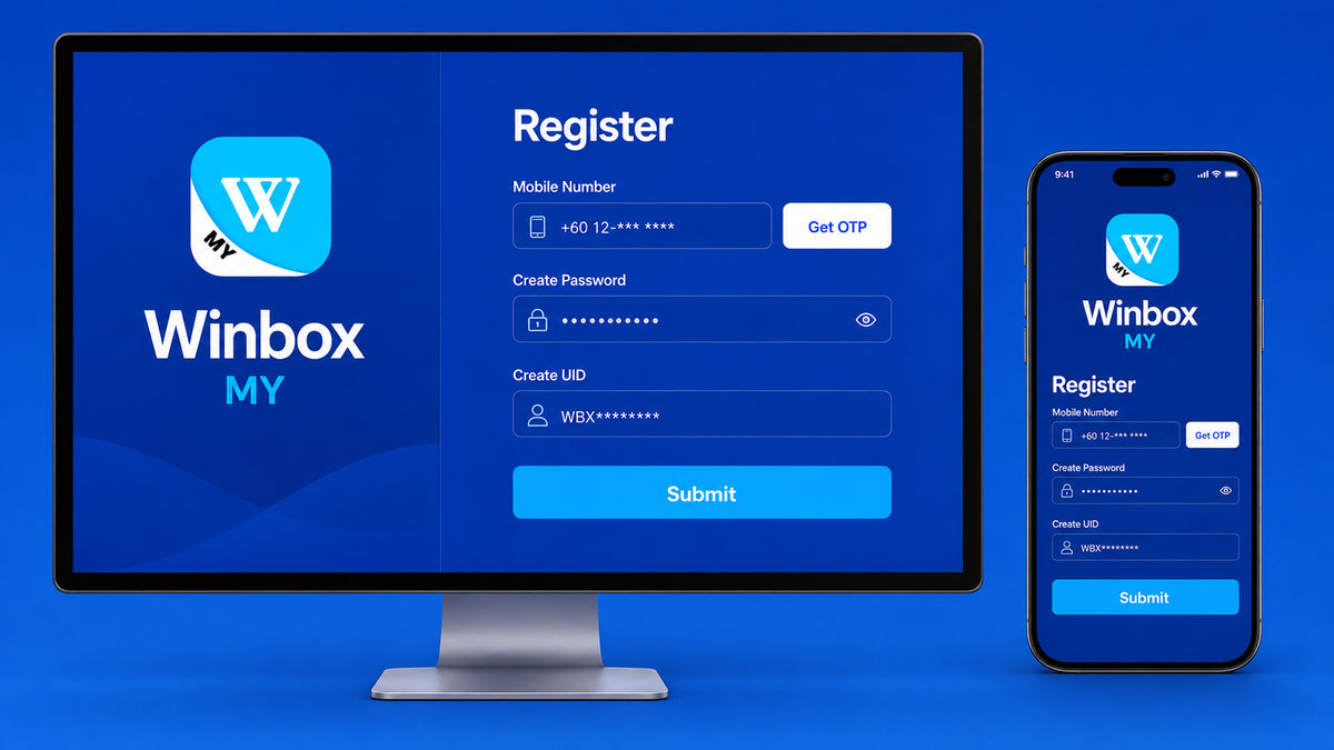 Winbox Register Malaysia account signup on desktop and mobile
