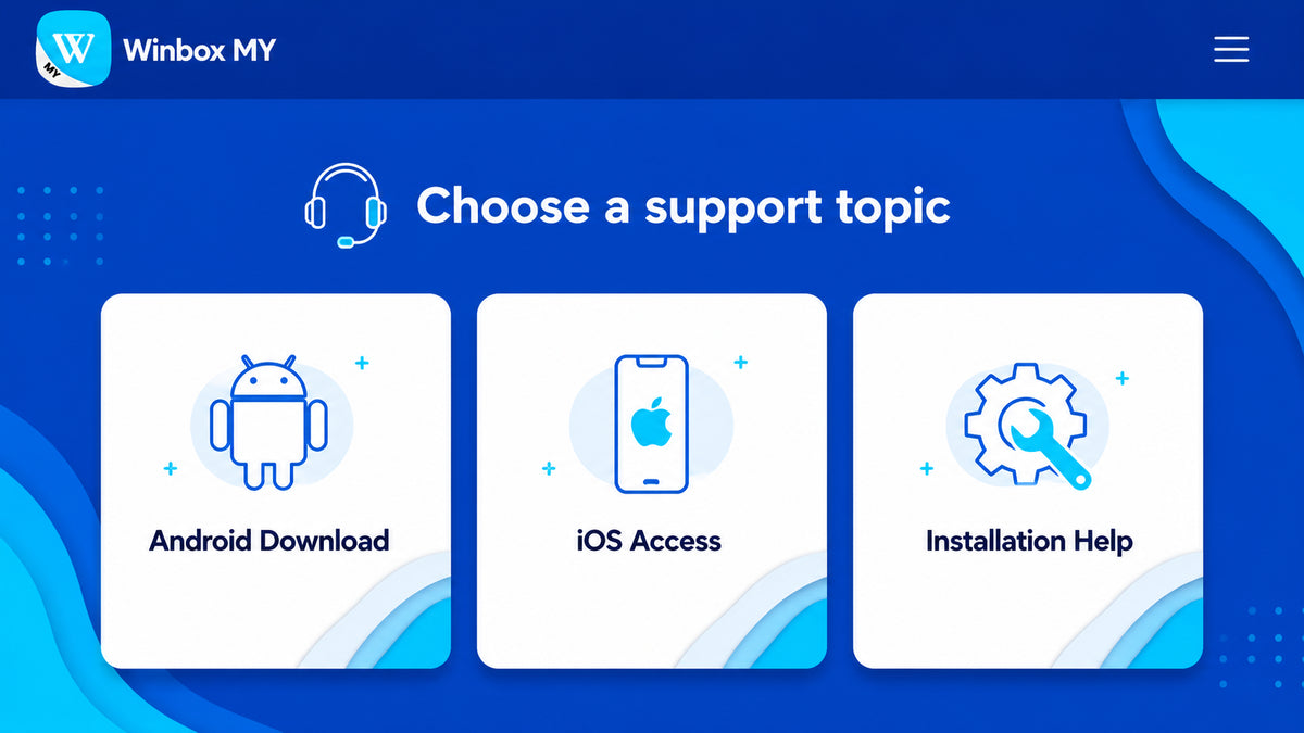 Winbox support for app download and installation issues