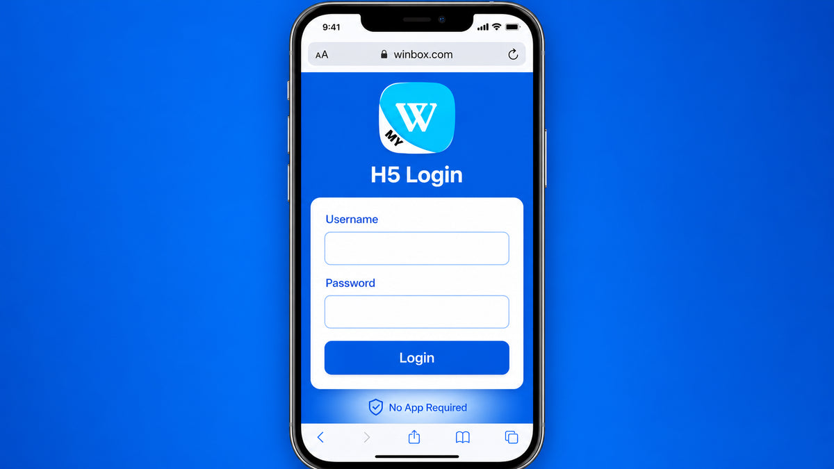 Winbox H5 login without app download