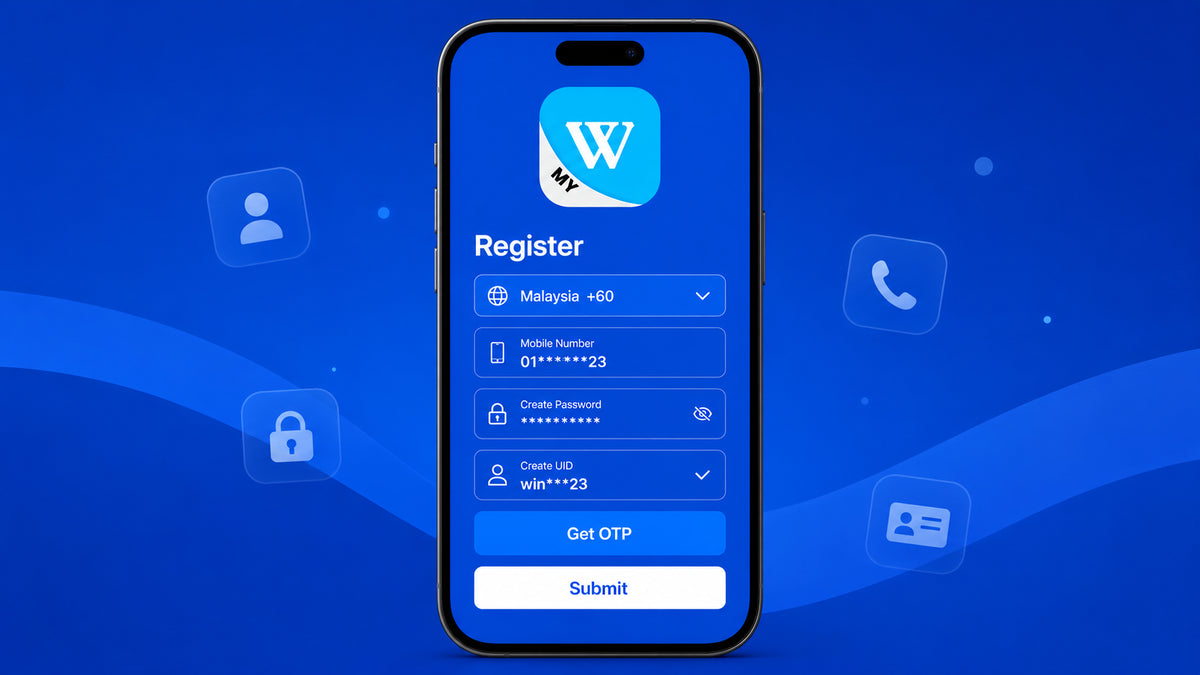 Winbox mobile registration form in Malaysia